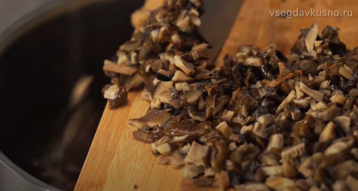 Shchi aux champignons - Étape 3