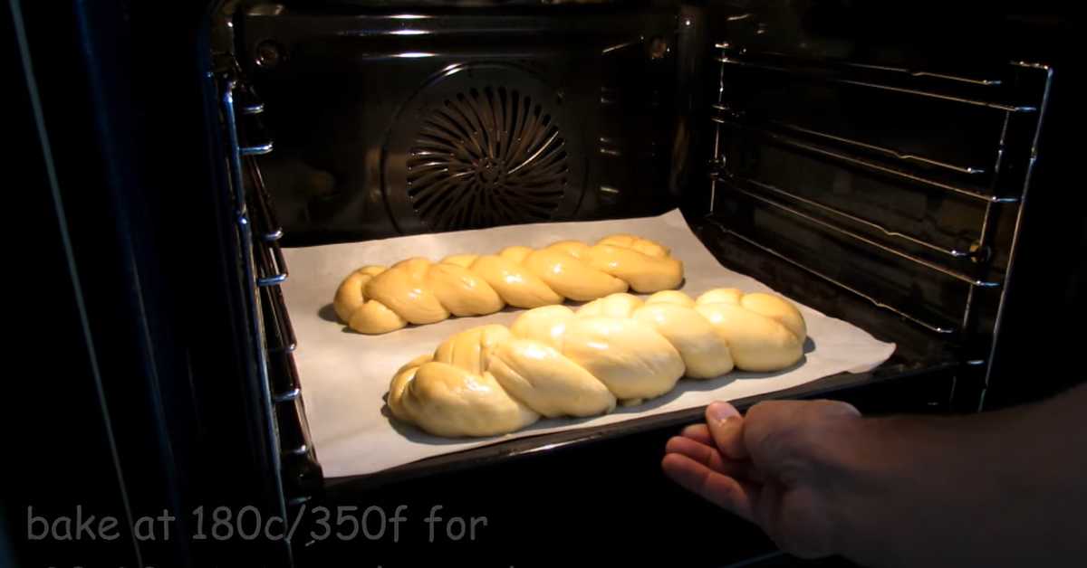 Pain challah tressé - Étape 9