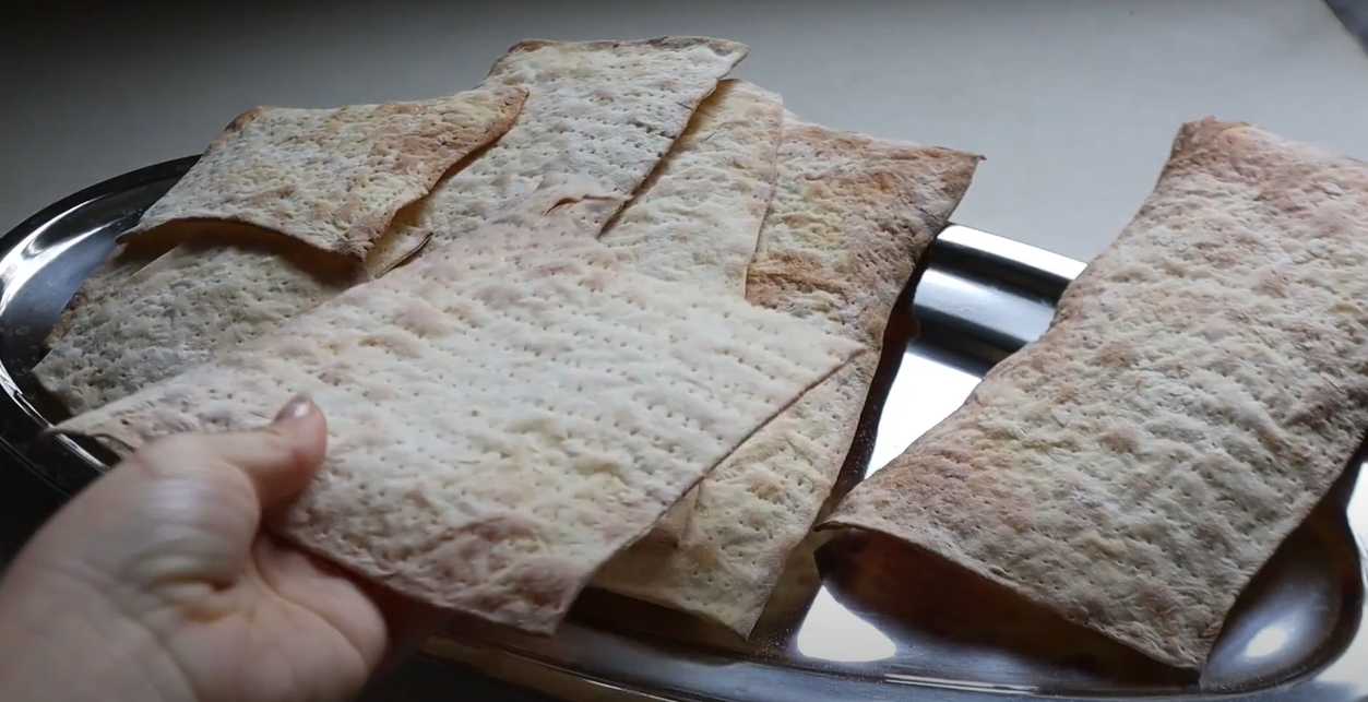 Matza traditionnelle - Étape 8