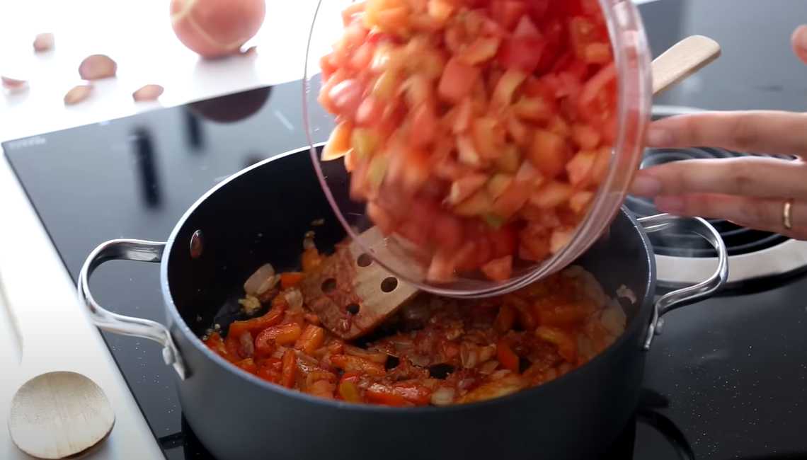 Shakshuka israélienne - Étape 4