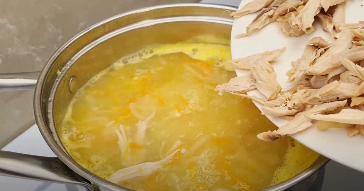 Soupe turque au poulet - Étape 17