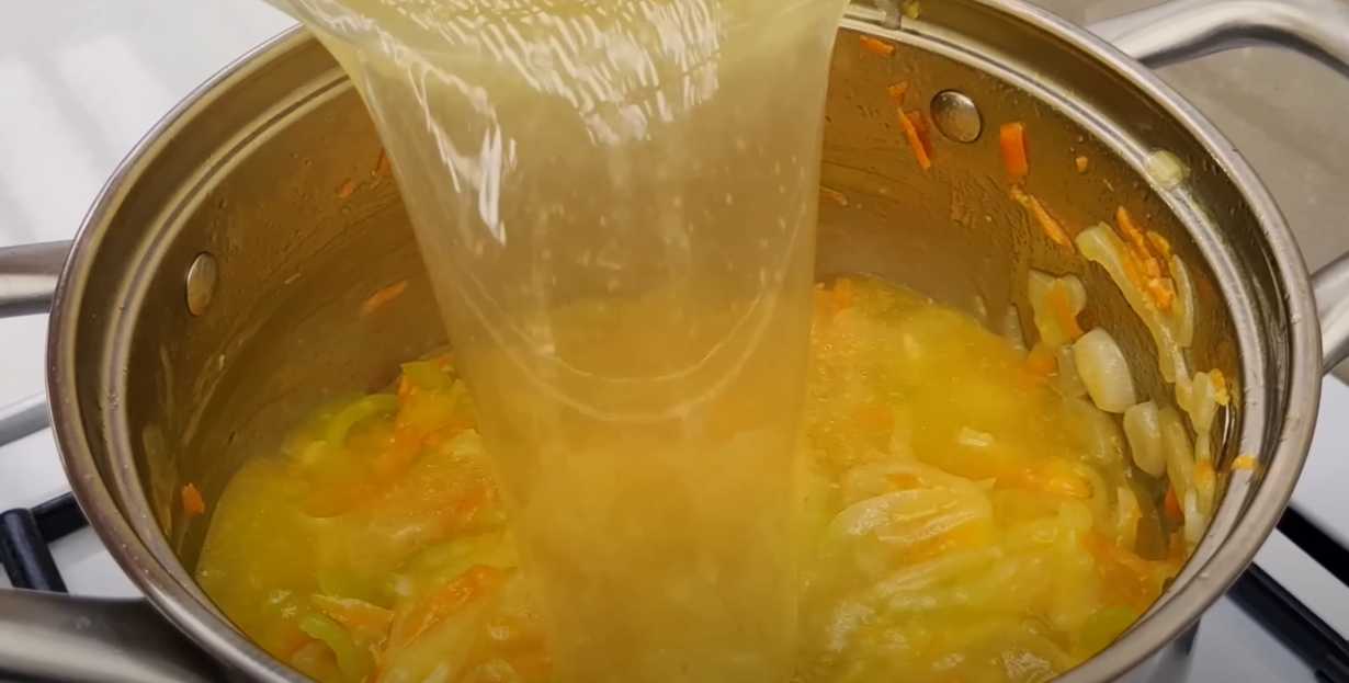 Soupe de poulet turque - Étape 15