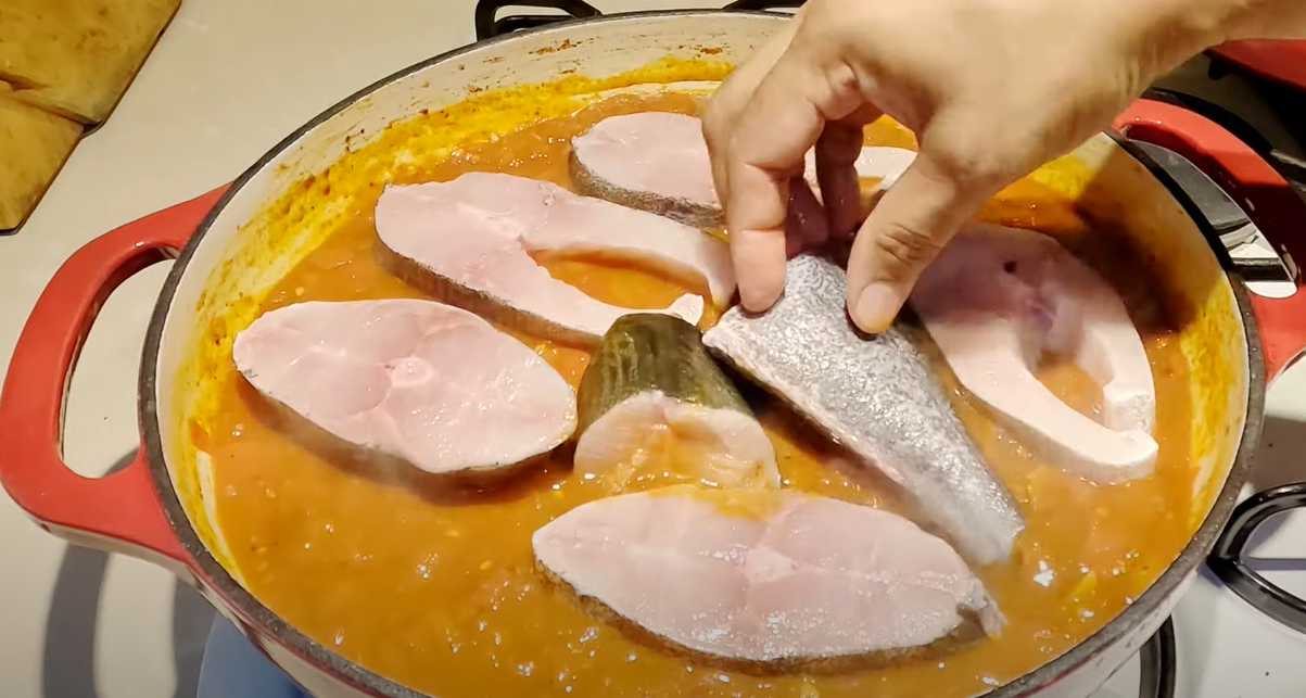 Khraime – poisson à la sauce tomate - Étape 9
