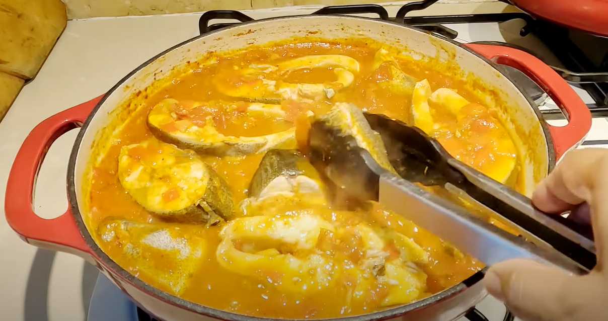 Khraime – poisson à la sauce tomate - Étape 10