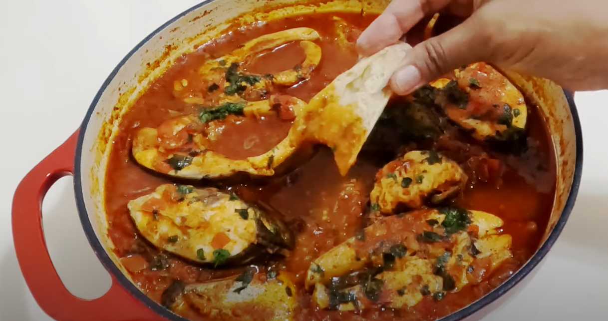 Khraime – poisson à la sauce tomate - Étape 11