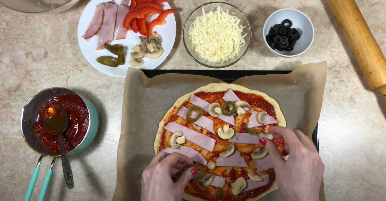 Pizza maison sans farine - Étape 9