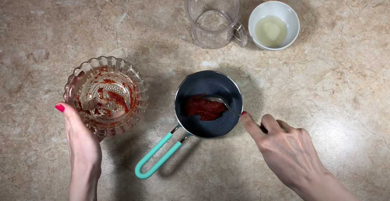 Pizza maison sans farine - Étape 1