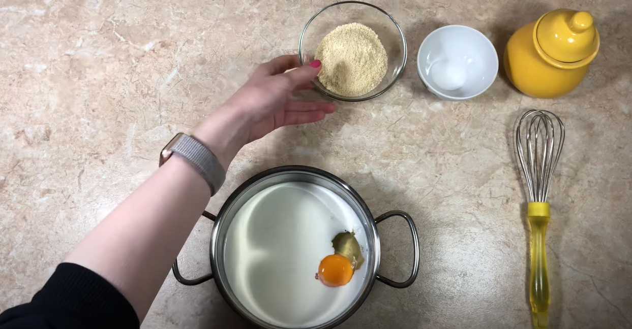 Porridge aux amandes - Étape 2