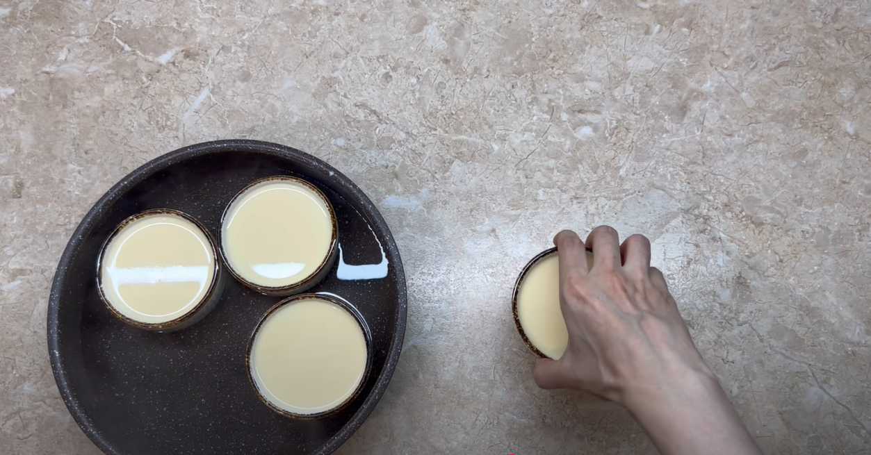 Crème brûlée sans sucre - Étape 5