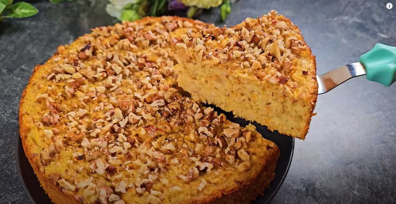 Gâteau aux pommes et aux carottes sans farine - Étape 12