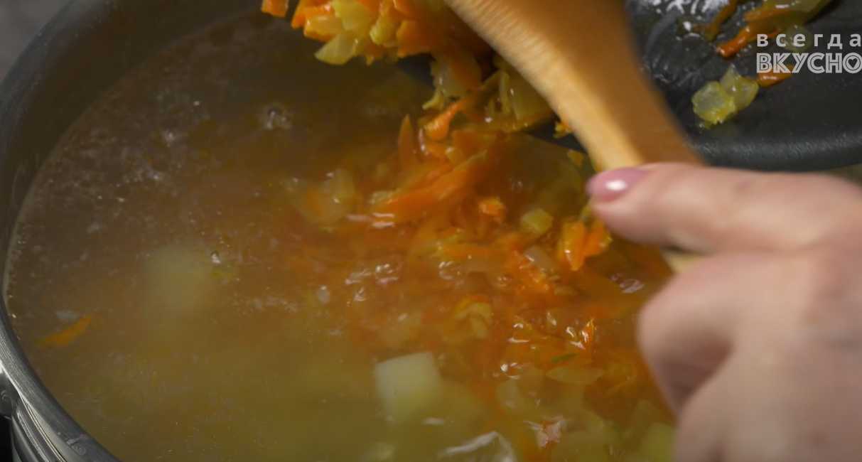 Soupe paysanne « Zatirukha » - Étape 11