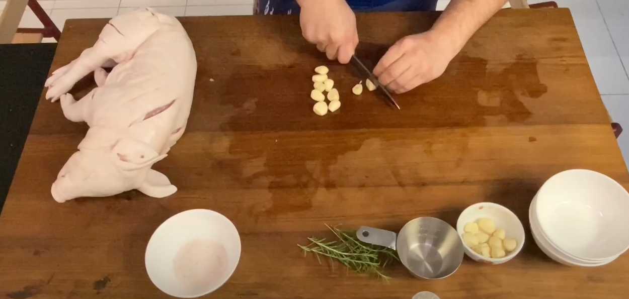 Cochon de lait rôti - Étape 3