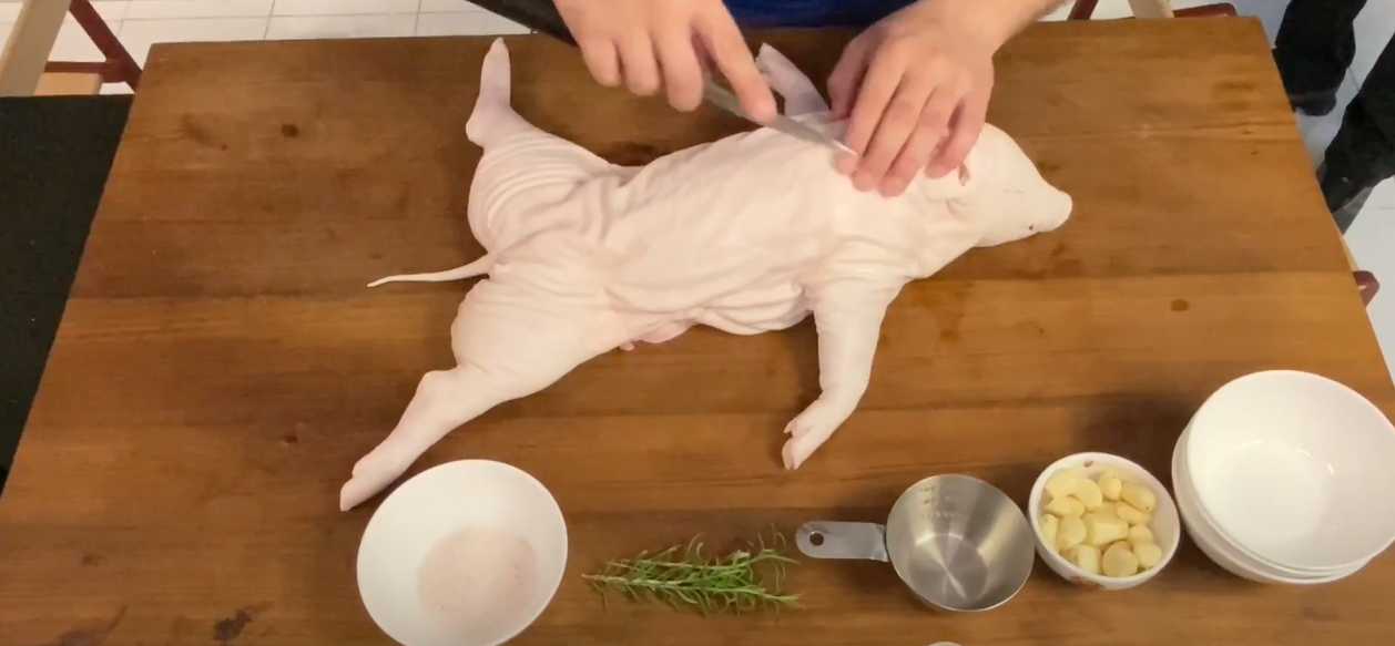 Cochon de lait rôti - Étape 2