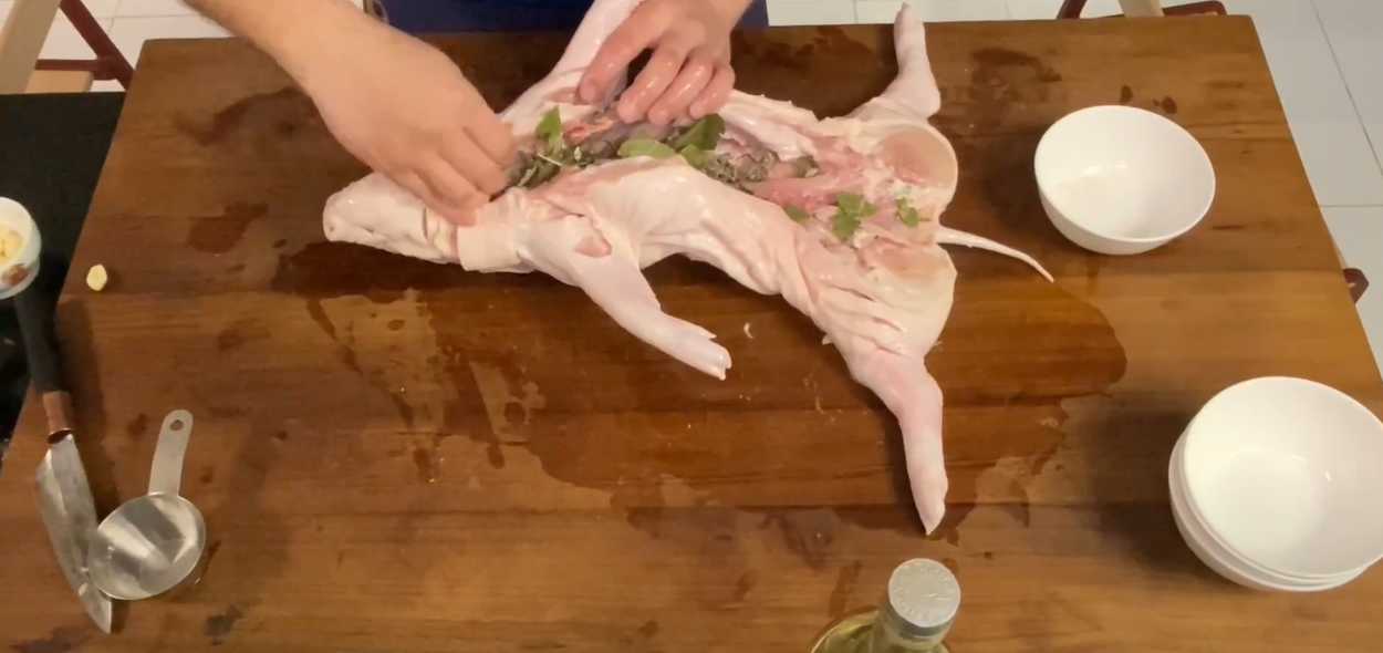 Cochon de lait rôti - Étape 6