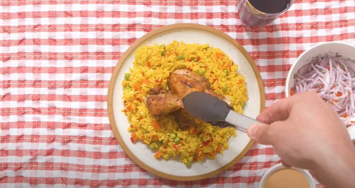 Rice a la jardinero - Étape 12