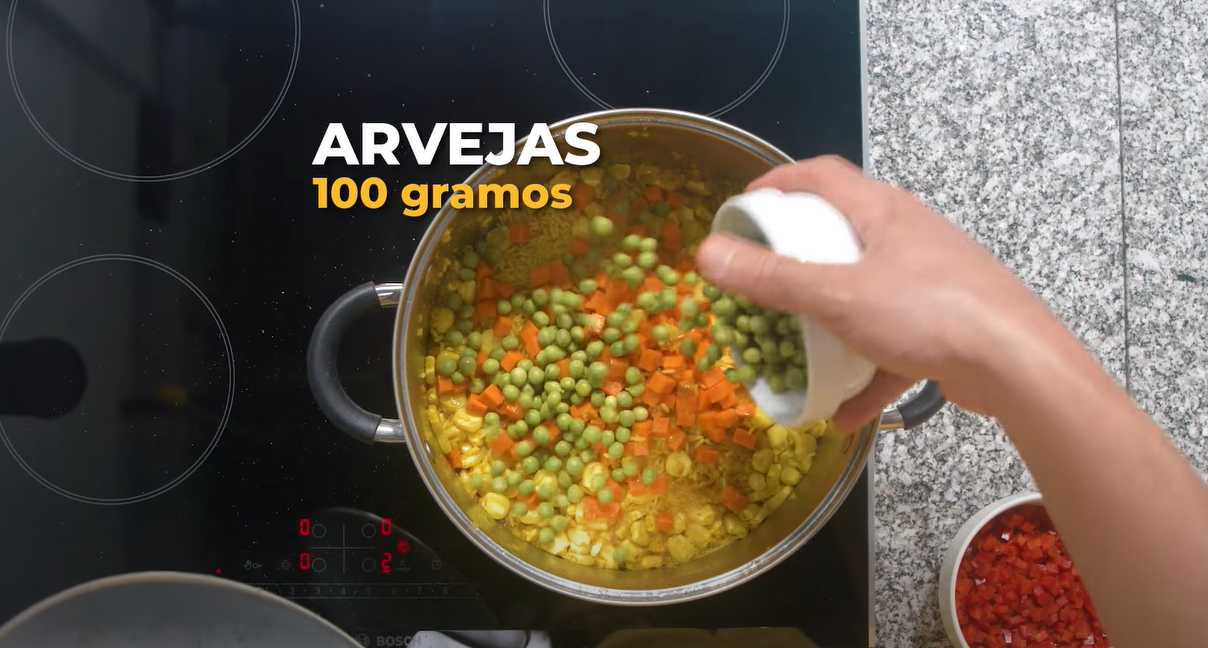 Rice a la jardinero - Étape 5