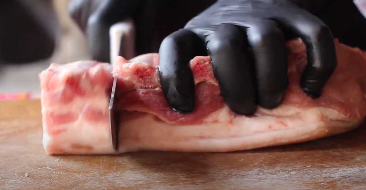 Soupe de picana bolivienne - Étape 1