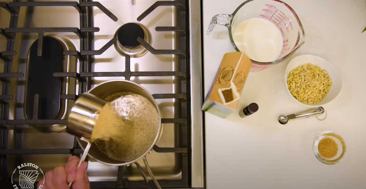 Riz au lait riz à l'amande-Étape 1