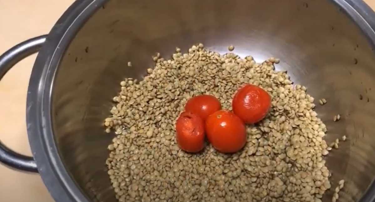 Cotecino de lentilles - Étape 4