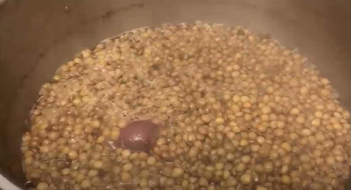 Cotecino de lentilles - Étape 6