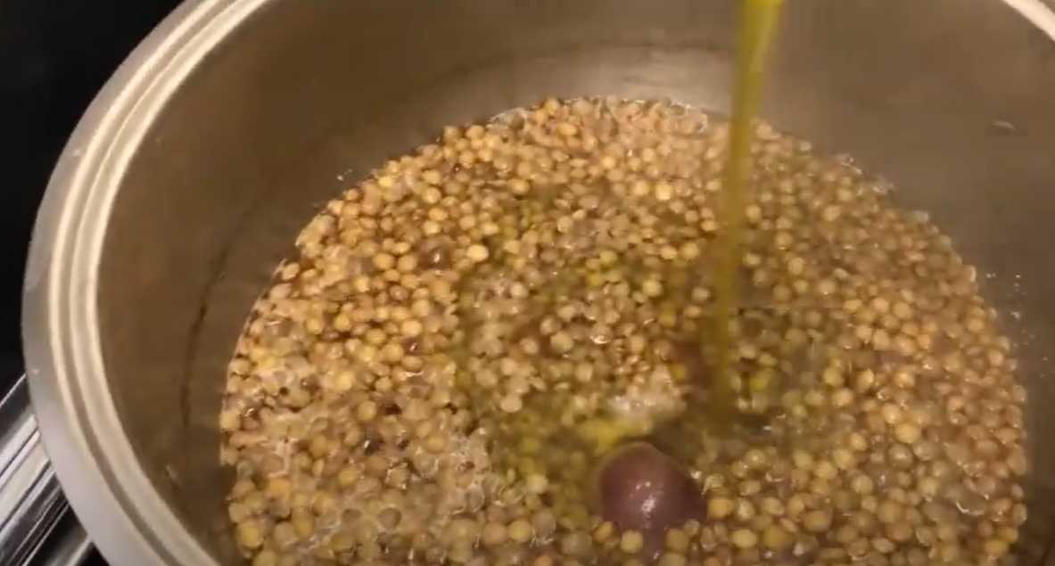 Cotecino de lentilles - Étape 7