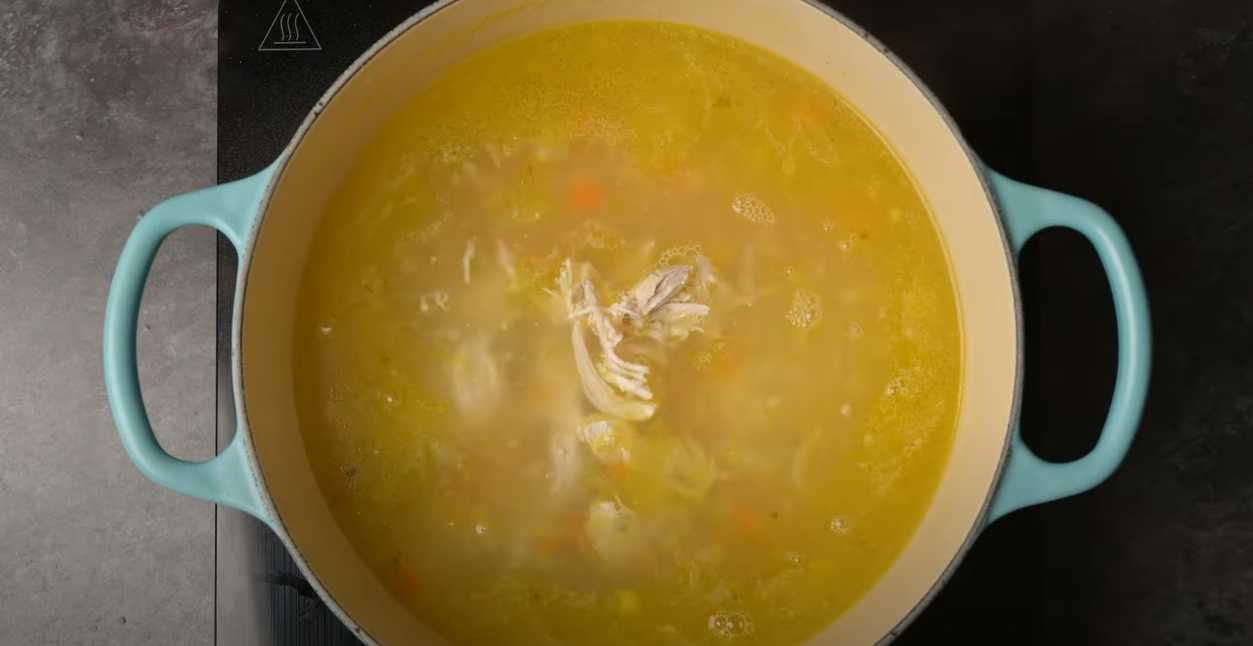Soupe Avgolemono - Étape 7