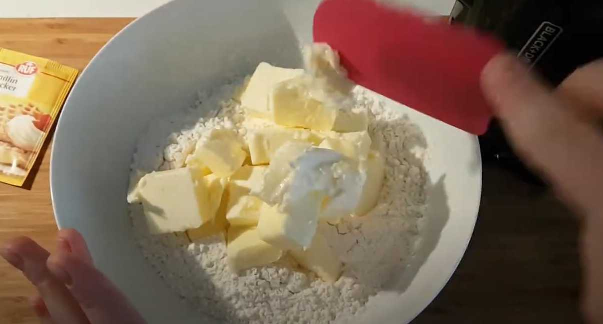 Biscuits Spitzbuben de Noël - Étape 1