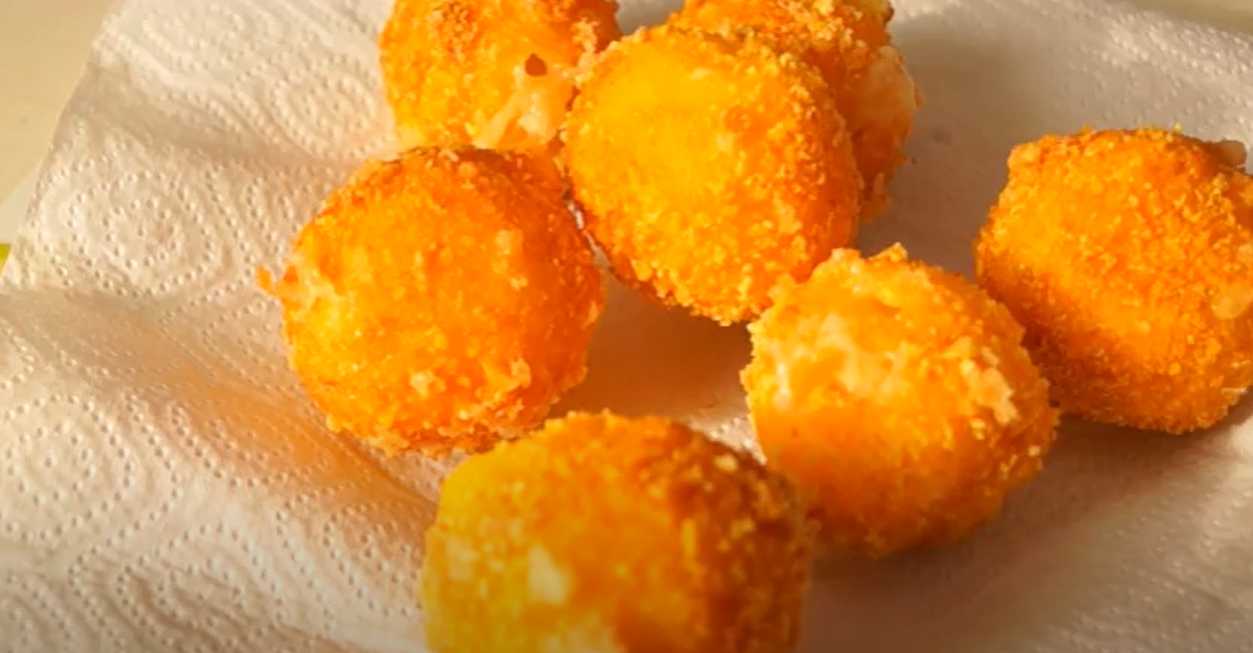 Boulettes de fromage frites - Étape 6