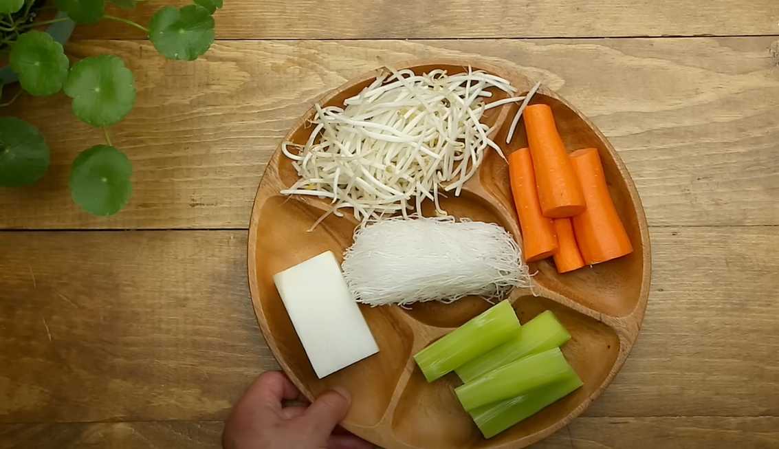 Rouleaux de printemps - Étape 2