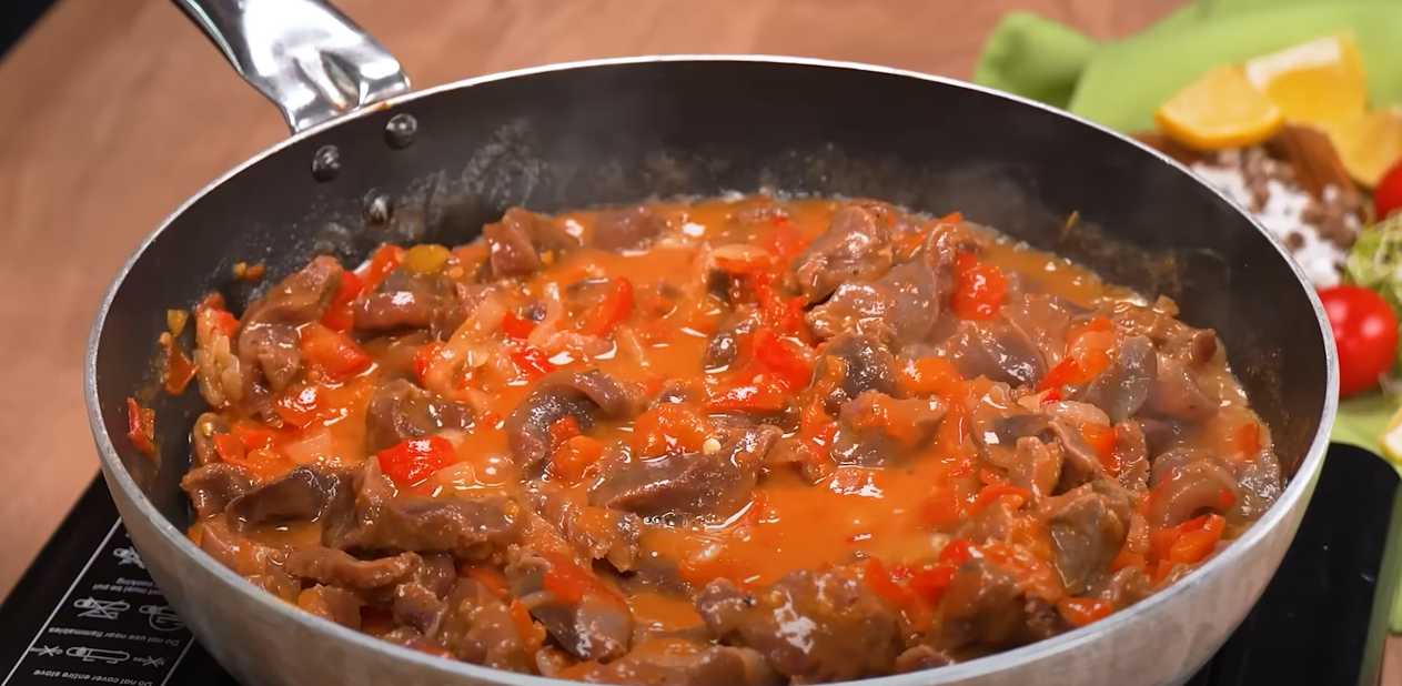 Gésiers de poulet braisés aux légumes - Étape 21