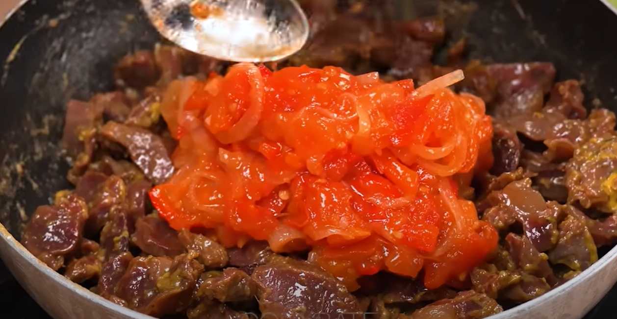 Gésiers de poulet braisés aux légumes - Étape 19