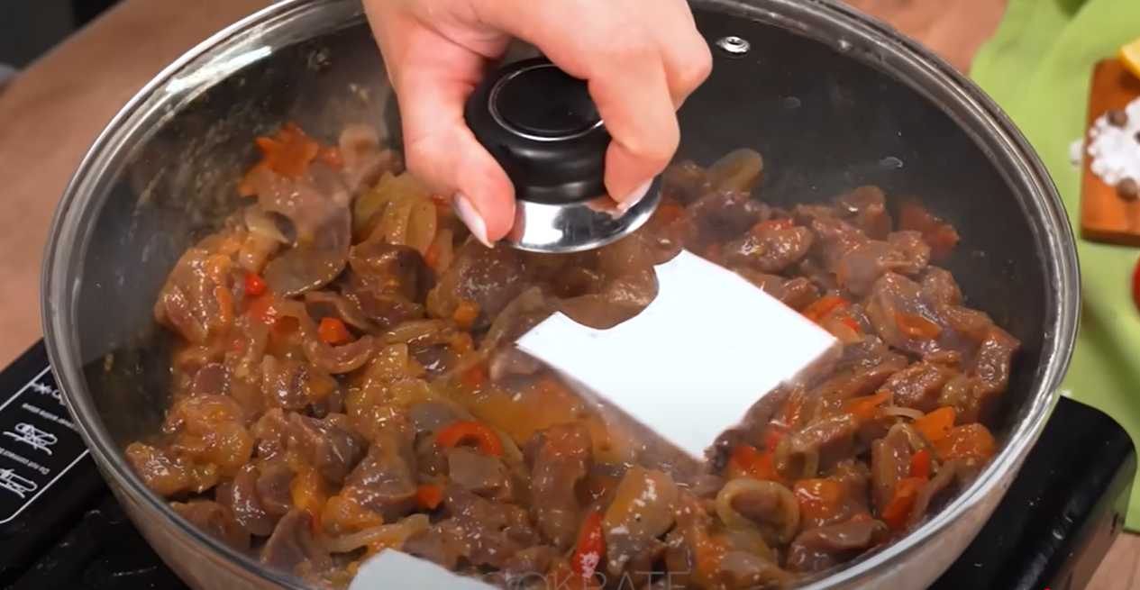 Gésiers de poulet mijotés aux légumes - Étape 20