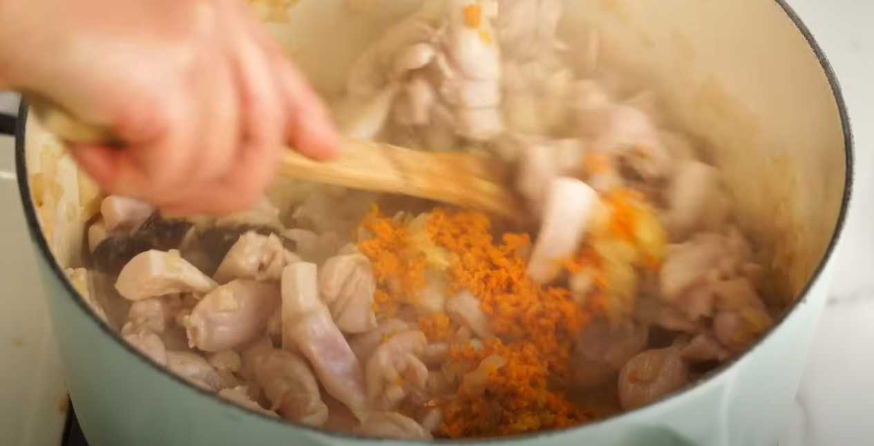 Poulet au curry, noix de coco et brocoli - Étape 6