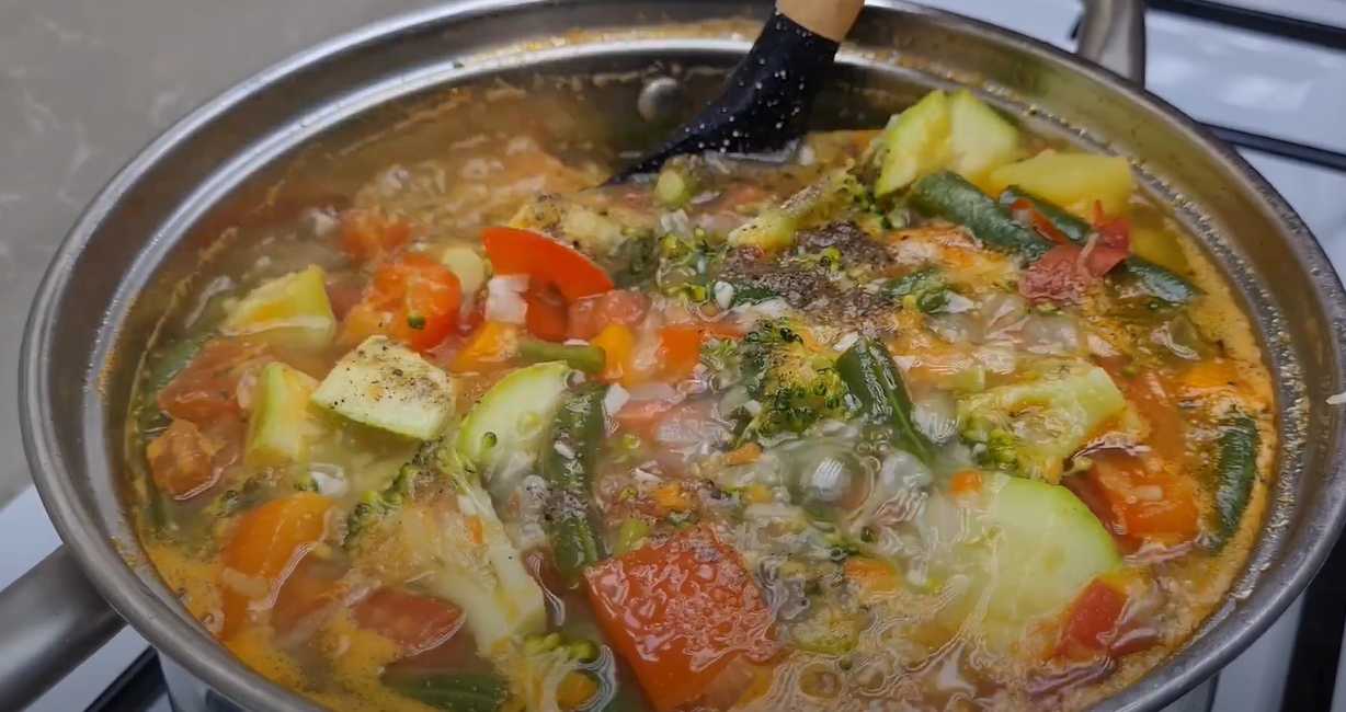 Soupe de légumes facile - Étape 11