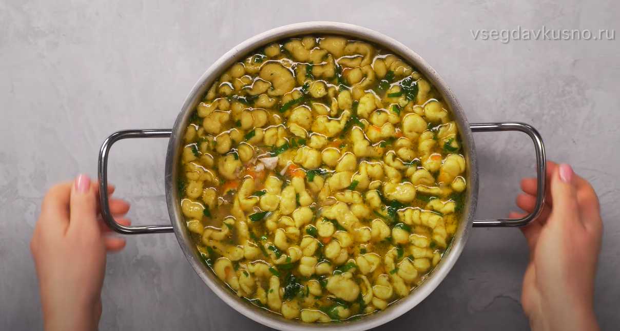 Soupe de boulettes de poulet - Étape 20