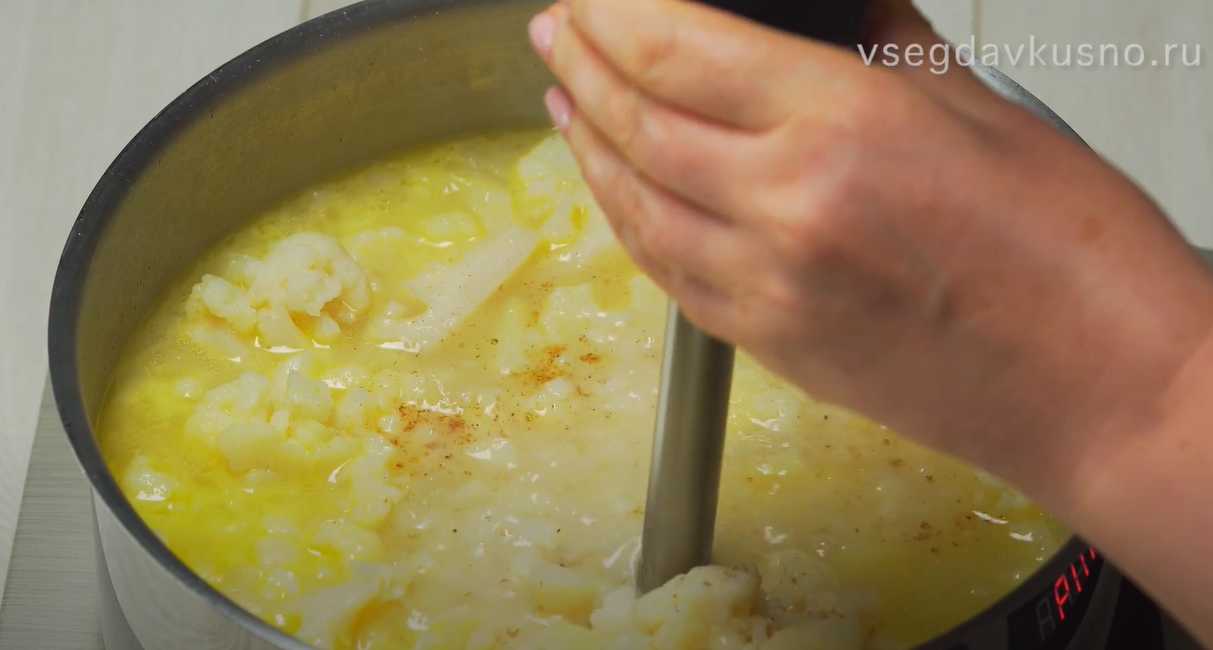 Crème de chou-fleur - Étape 7