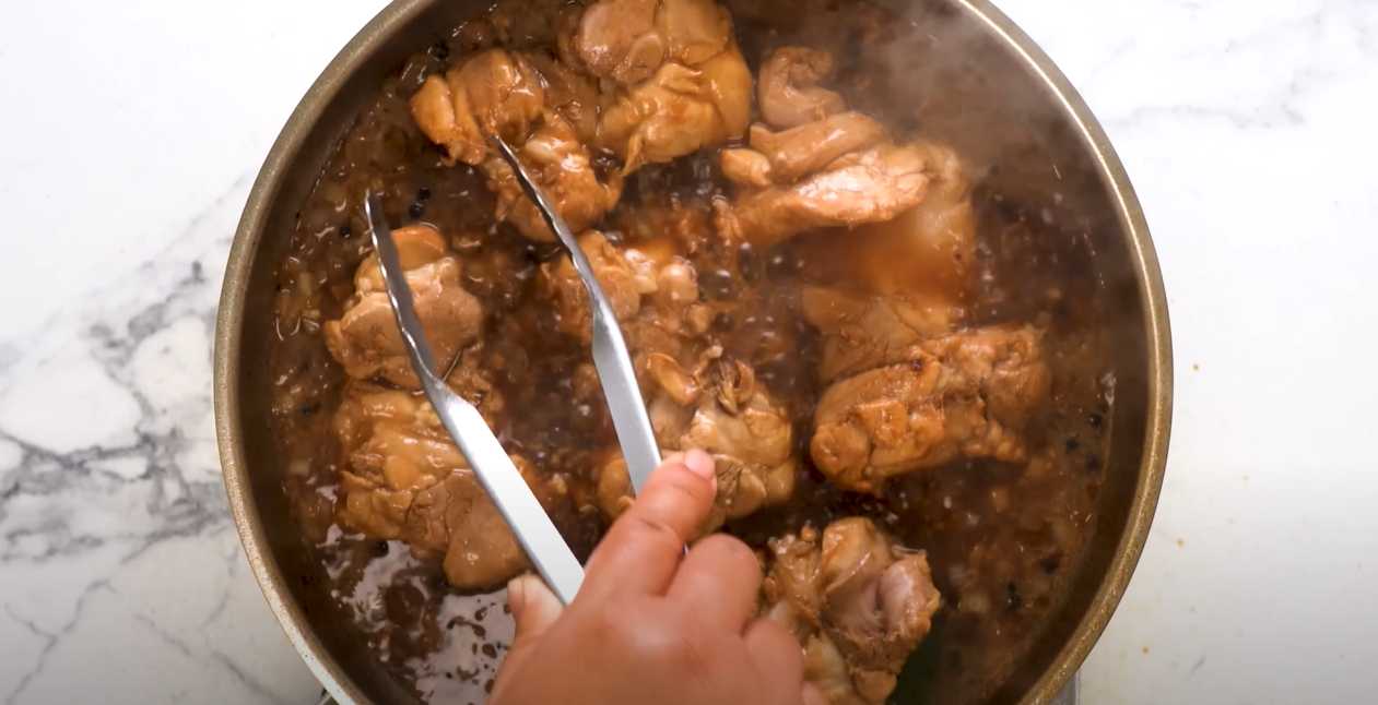 Poulet Adobo philippin - Étape 7