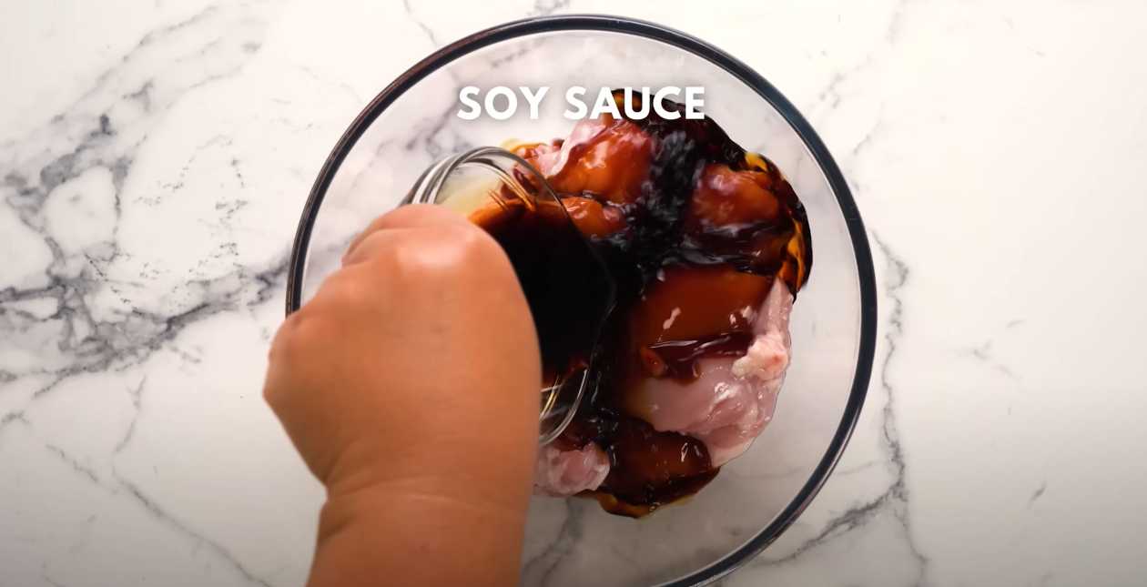 Poulet Adobo philippin - Étape 1