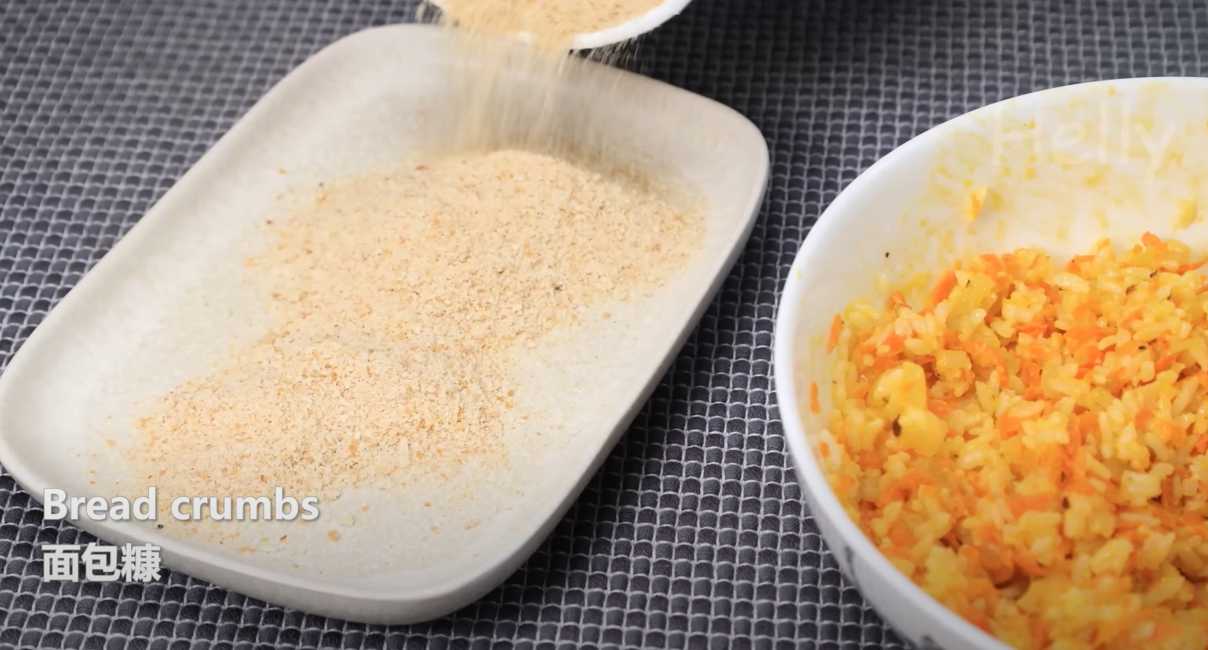 Galettes de carottes et de riz - Étape 9