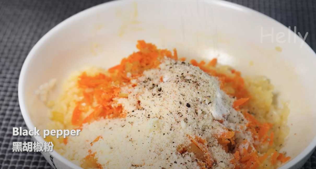 Galettes de carottes et de riz - Étape 8