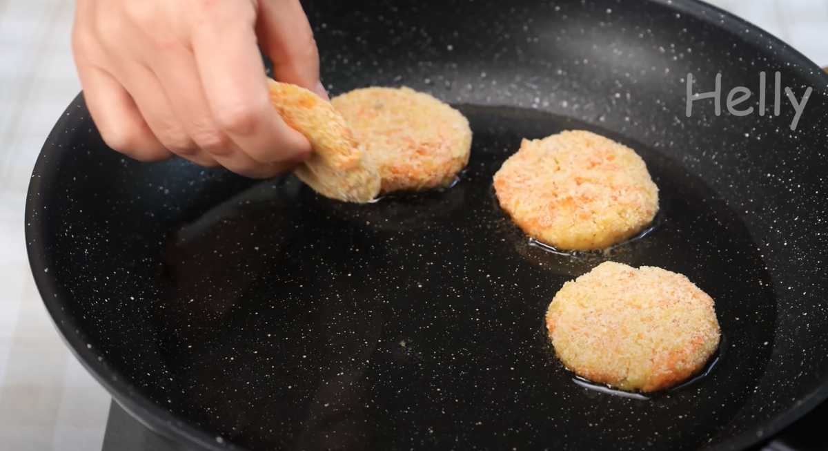 Galettes de carottes et de riz - Étape 11