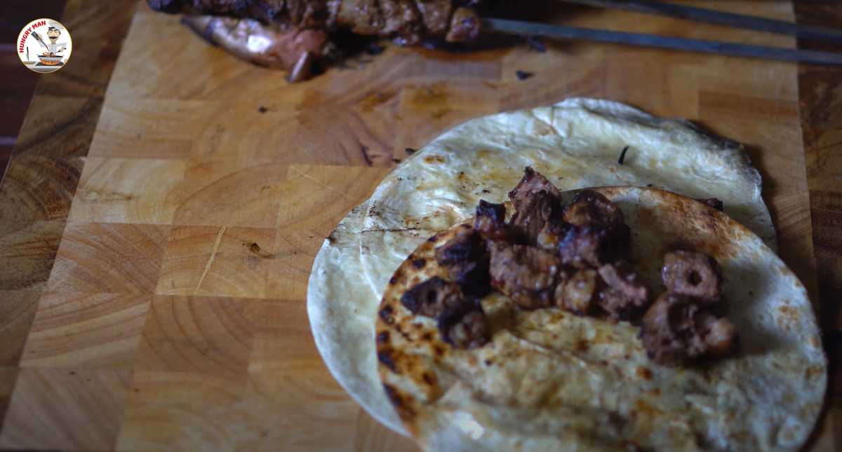 Brochettes d'agneau grillées - Étape 13