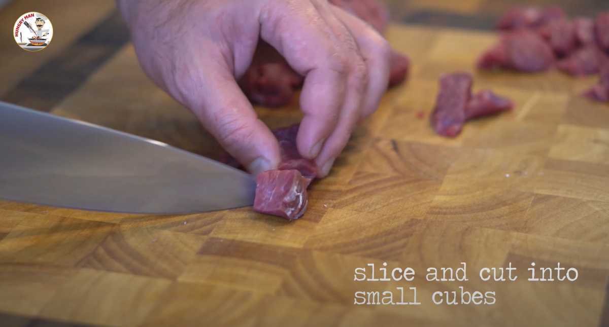 Brochette d'agneau grillée - Étape 2