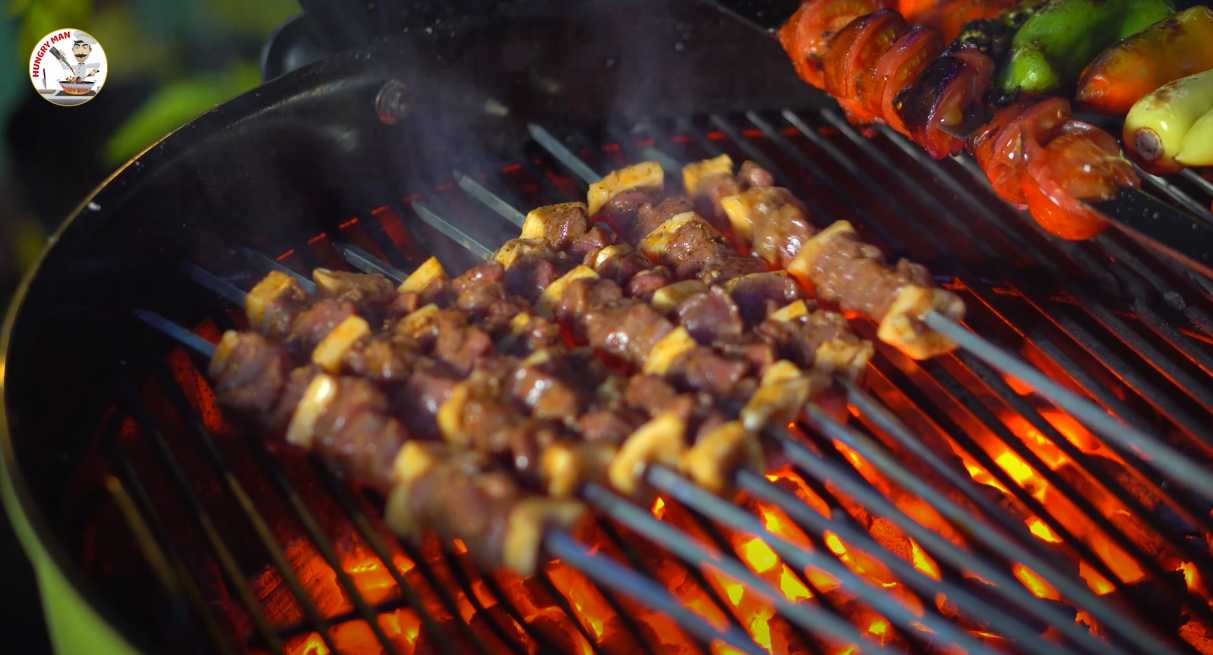 Brochette d'agneau grillée - Étape 12
