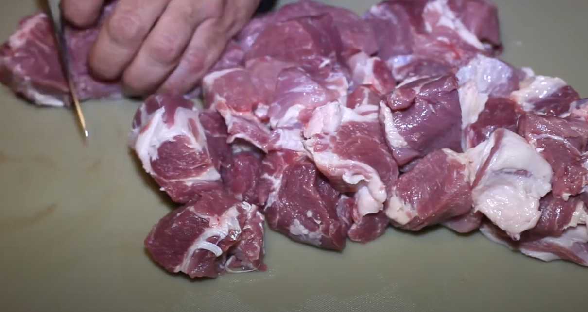 Brochettes de porc - Étape 1