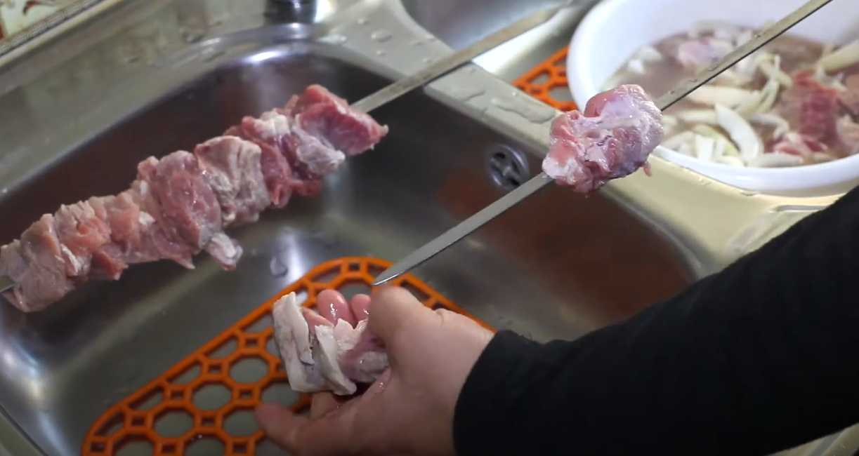 Shashlik de porc - Étape 6