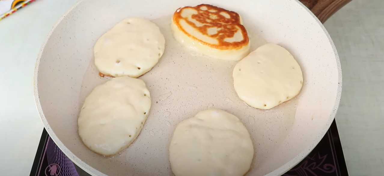 Crêpes au kéfir - Étape 4