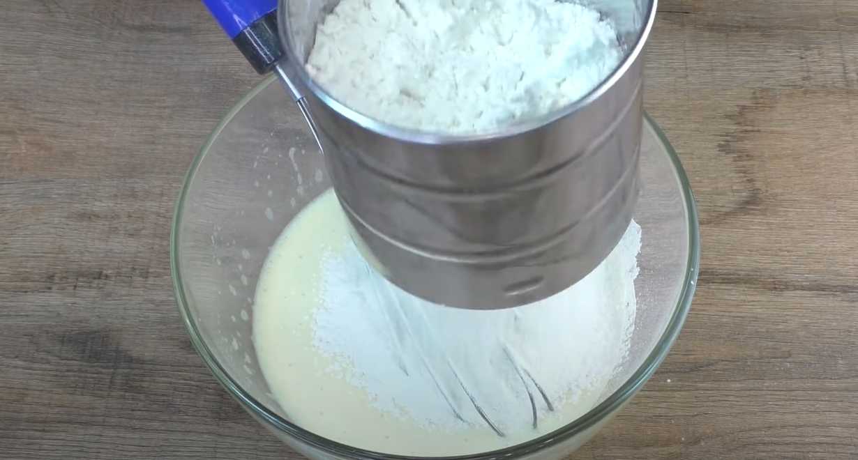 Crêpes moelleuses au kéfir - Étape 3