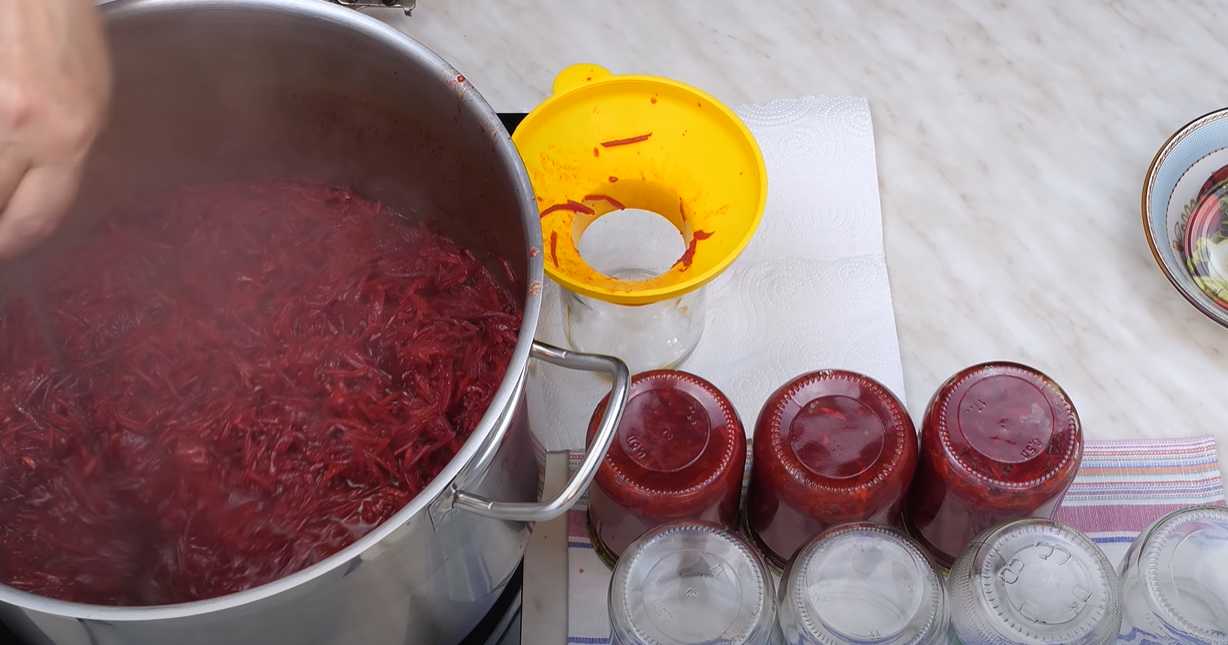 Préparation du bortsch pour l'hiver - Étape 11