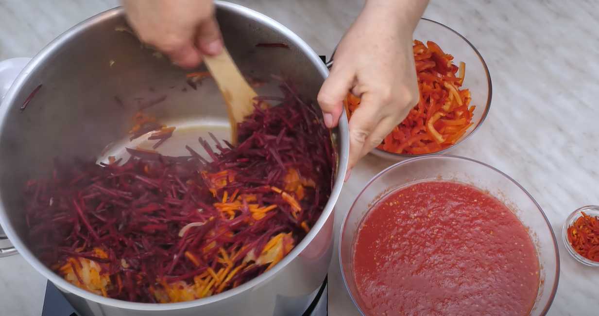 Sauce pour bortsch d'hiver - Étape 6